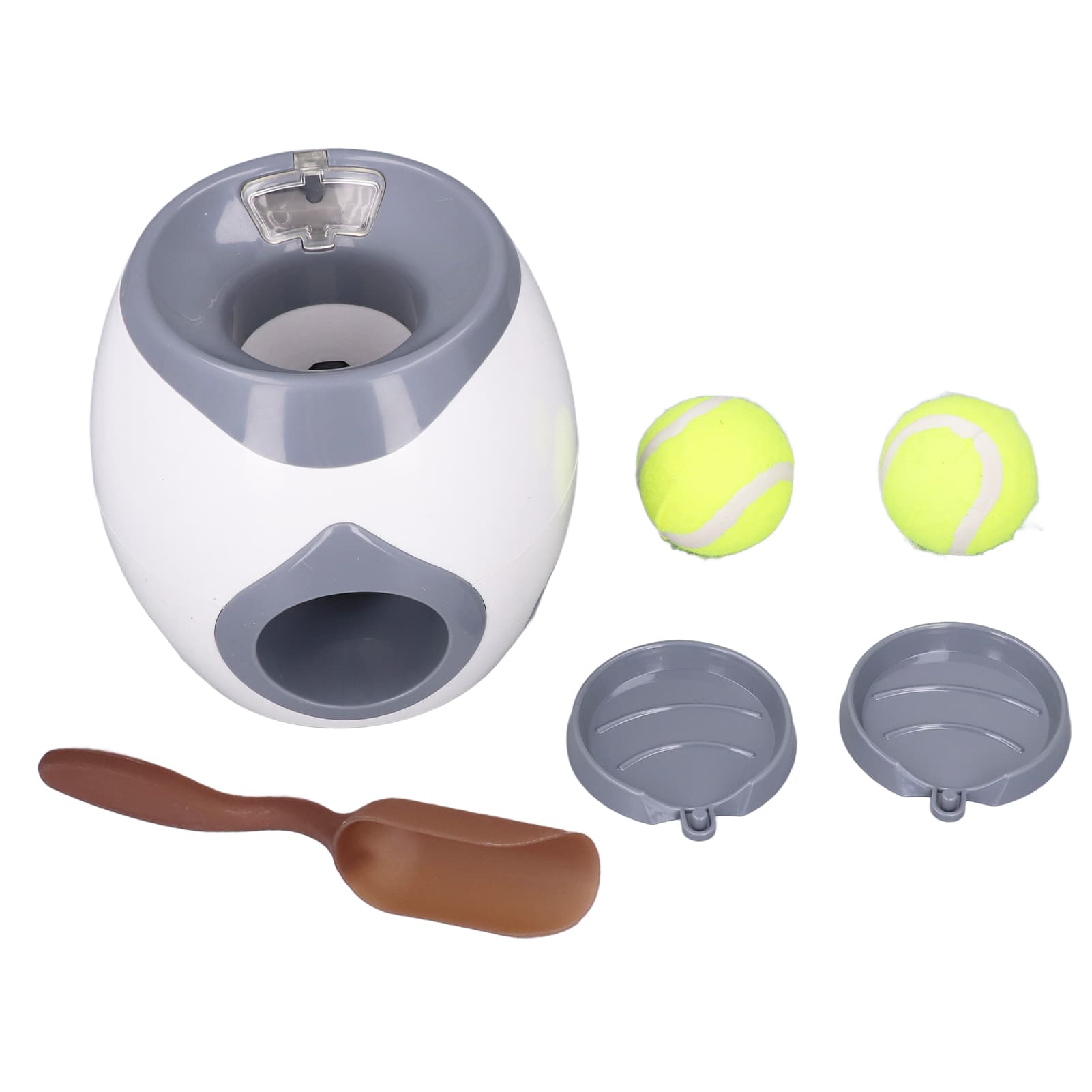 Dog Ball Feeding Toys Dog Tennis Ball Feeding Machine With 2 Tennis For Dog Training
