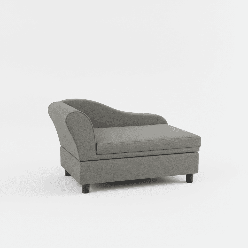 Pet Sofa Dog Sofa for Small Dogs with Storage, Gray