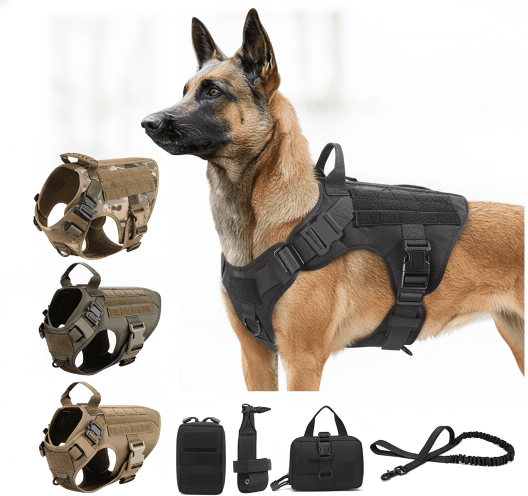 Pet Harness Luxury Dog Leash Set Chest Dog Nylon Camouflage Dog Harness