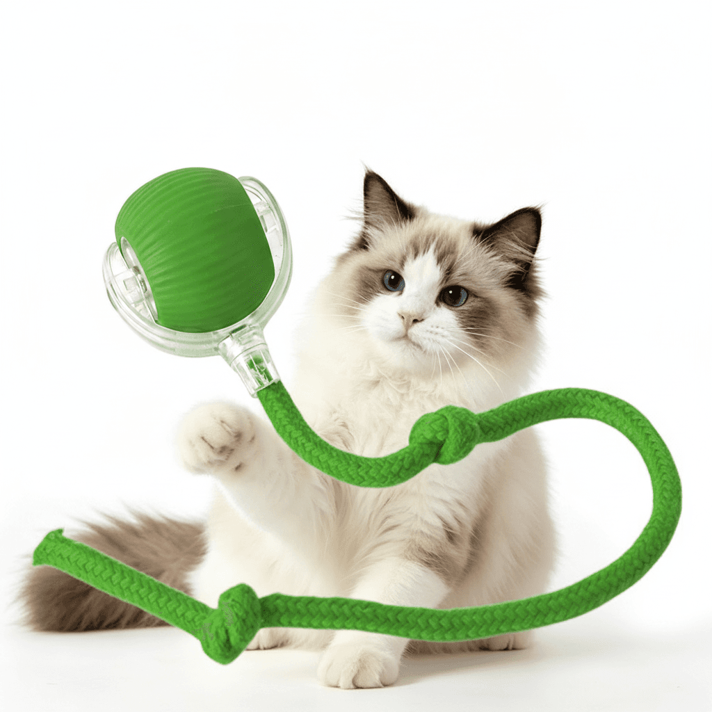 Electric Dog Cat Ball Toy,Indoor Large And Small Cat Dog Interactive Intelligent Rolling Pet Ball