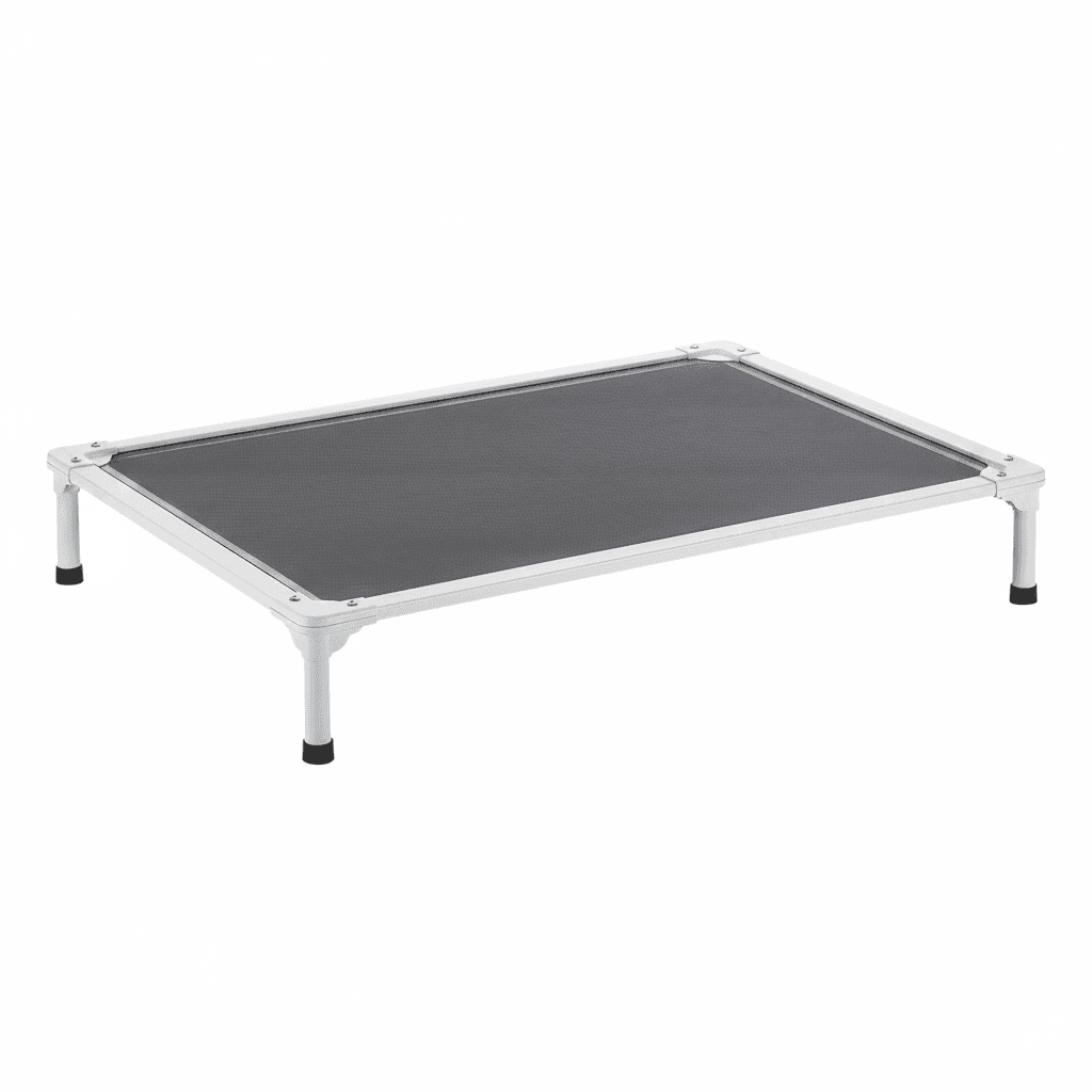 Elevated Dog Bed For Large Dogs Portable Raised Dog Cot With Teslin Mesh L